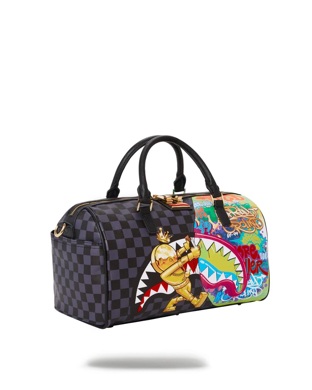 ASTROMANE SHARKS IN SPACE MINI DUFFLE | Sprayground Exclusive
