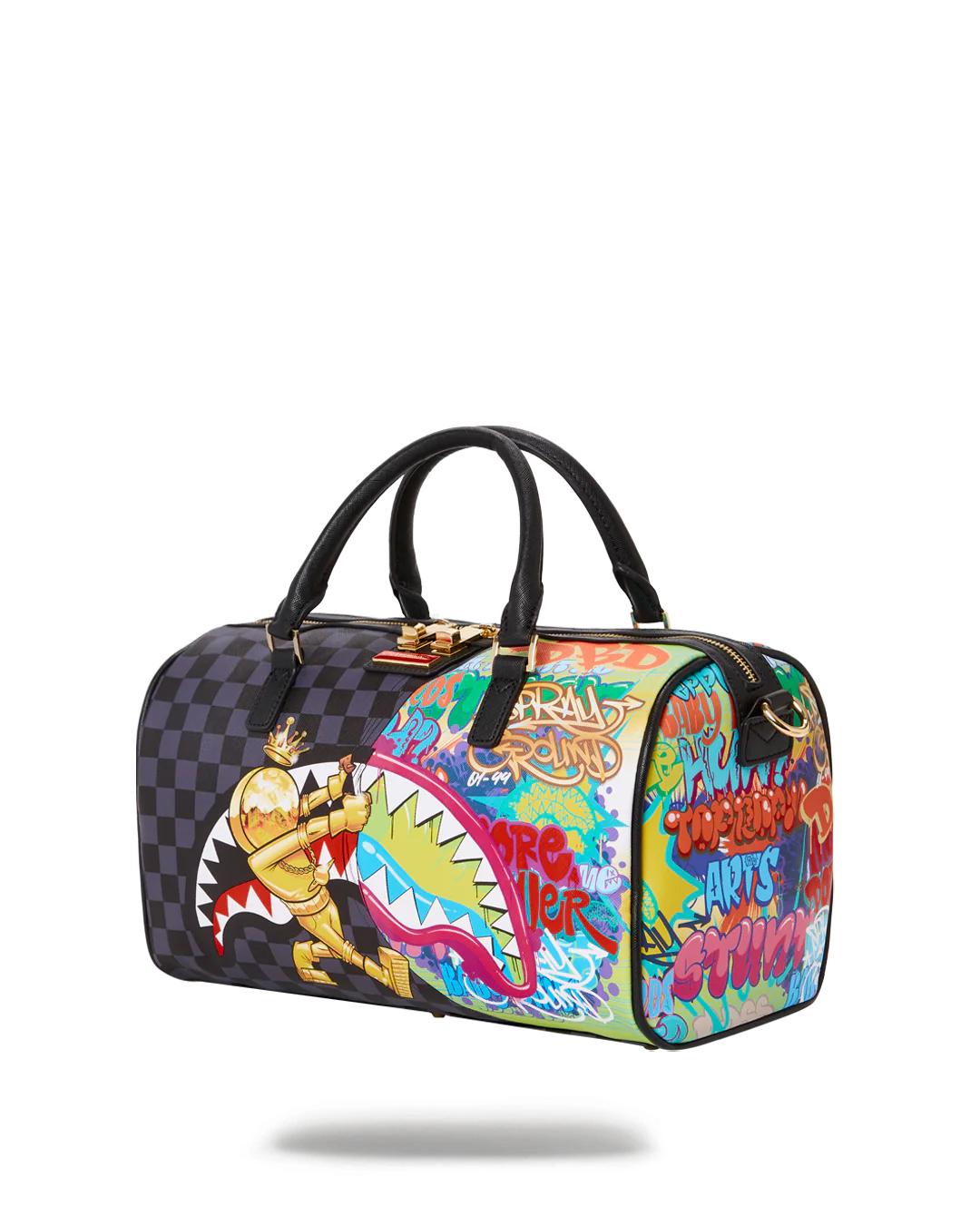 ASTROMANE SHARKS IN SPACE MINI DUFFLE | Sprayground Exclusive