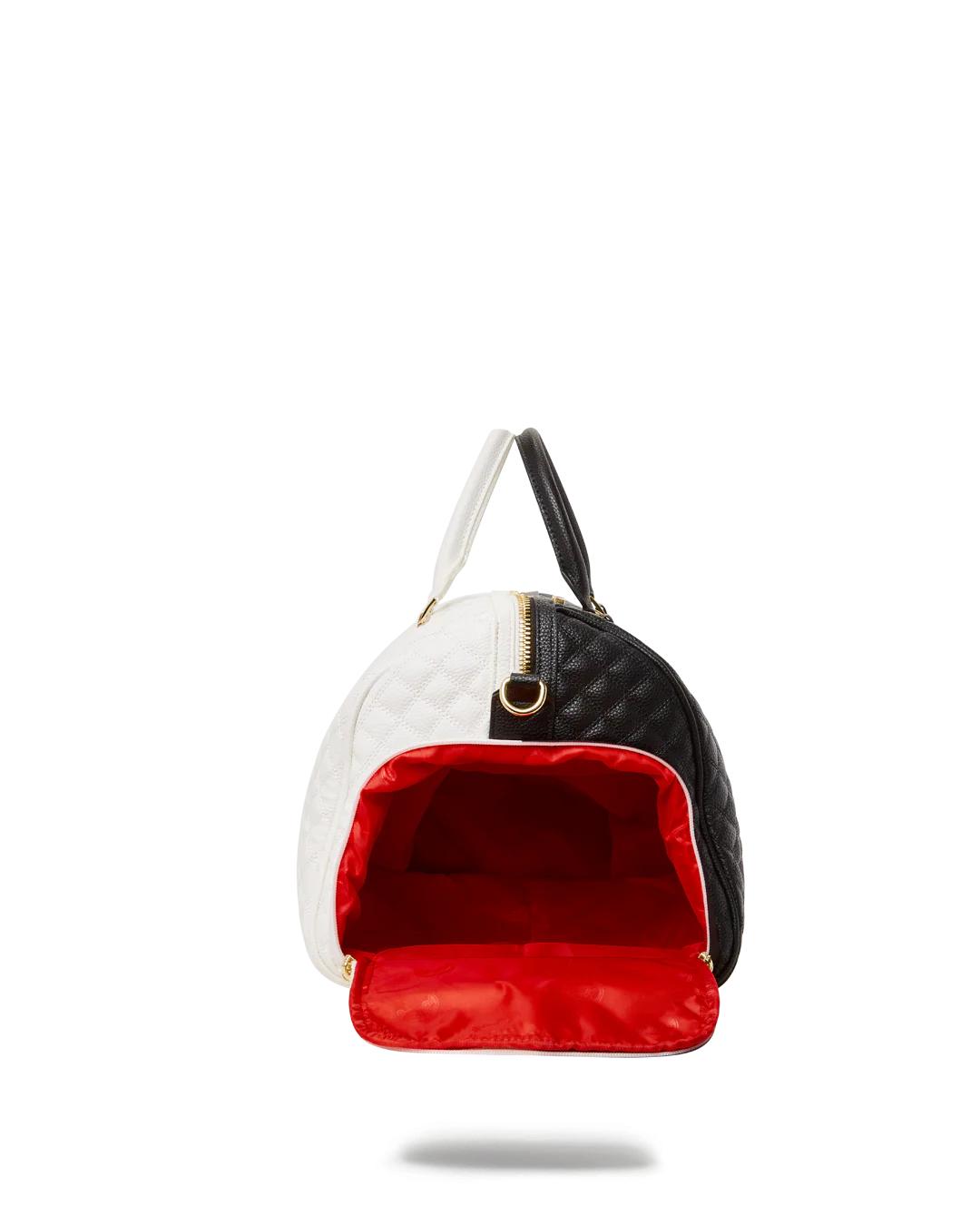 LEVELED UP SPLIT QUILT SHARK DUFFLE | Sprayground Classic