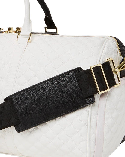 LEVELED UP SPLIT QUILT SHARK DUFFLE | Sprayground Classic