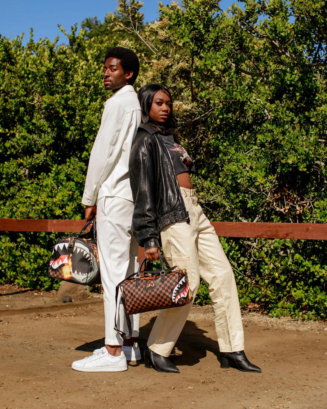 SHARKS IN PARIS UNSTOPPABLE MINI DUFFLE | Sprayground Exclusive