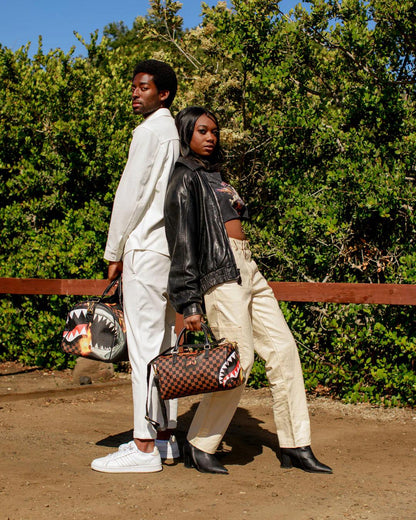 SHARKS IN PARIS UNSTOPPABLE MINI DUFFLE | Sprayground Exclusive