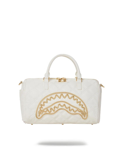 RIVIERA LE BLANC GOLD CHAIN SHARK MINI DUFFLE | Sprayground Latest