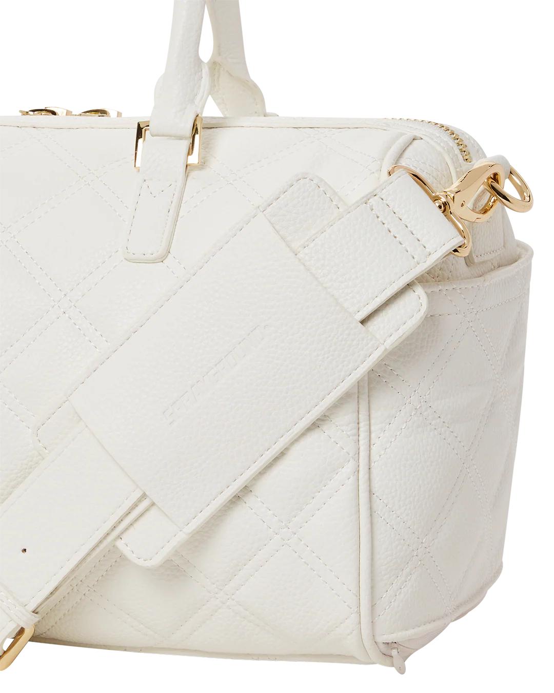 RIVIERA LE BLANC GOLD CHAIN SHARK MINI DUFFLE | Sprayground Latest