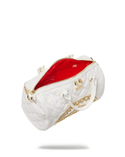 RIVIERA LE BLANC GOLD CHAIN SHARK MINI DUFFLE | Sprayground Latest
