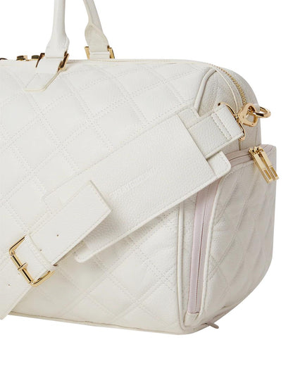 RIVIERA LE BLANC GOLD CHAIN SHARK DUFFLE | Sprayground Quality