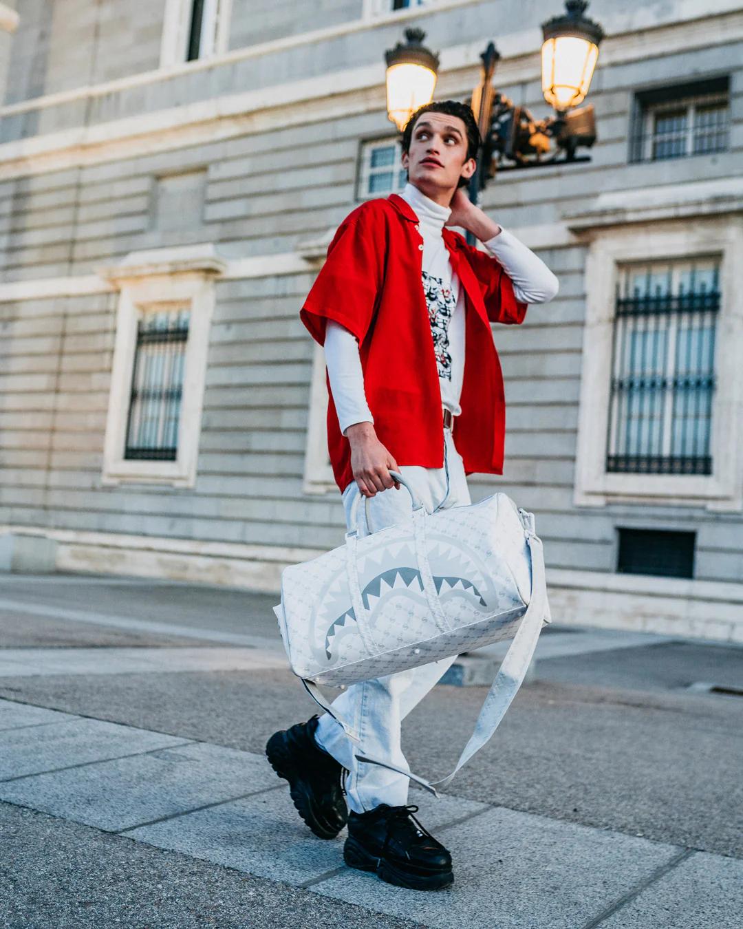 MONEY PATTERN POWDER EMPEROR DUFFLE | Sprayground Featured