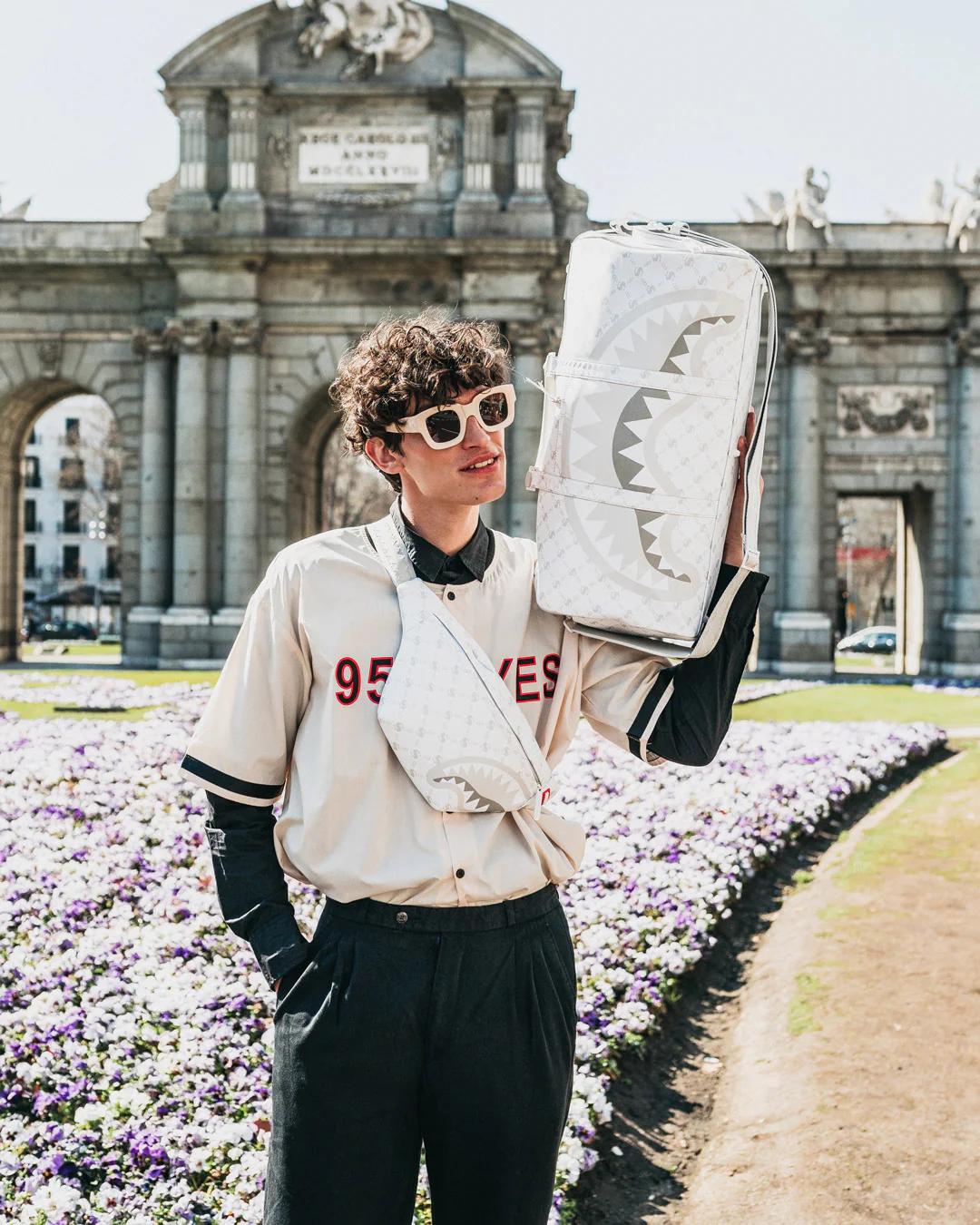 MONEY PATTERN POWDER EMPEROR DUFFLE | Sprayground Featured