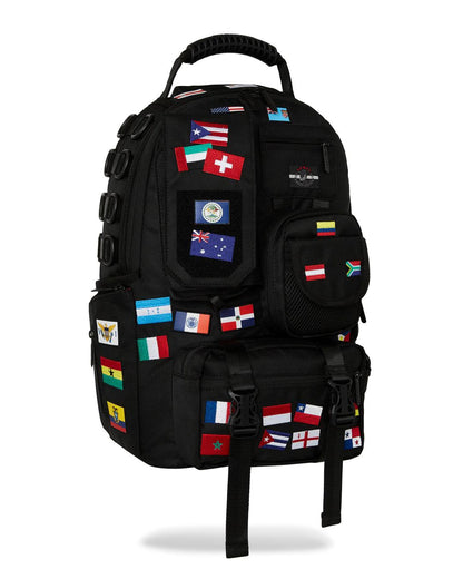 JAMES FIRST CLASS GLOBAL FLAGS SPECIAL OPS CARGO BACKPACK | Sprayground Premium
