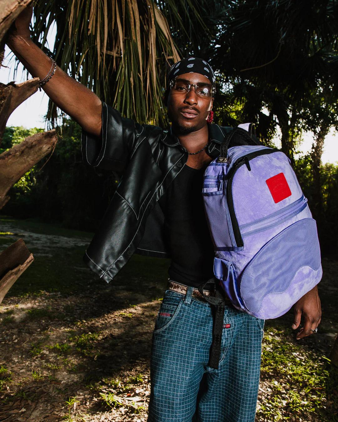 NOOO WAY!!! A REVERSIBLE BACKPACK - PURPLE VELOUR TO OG SHARKS IN PARI | Sprayground Exclusive