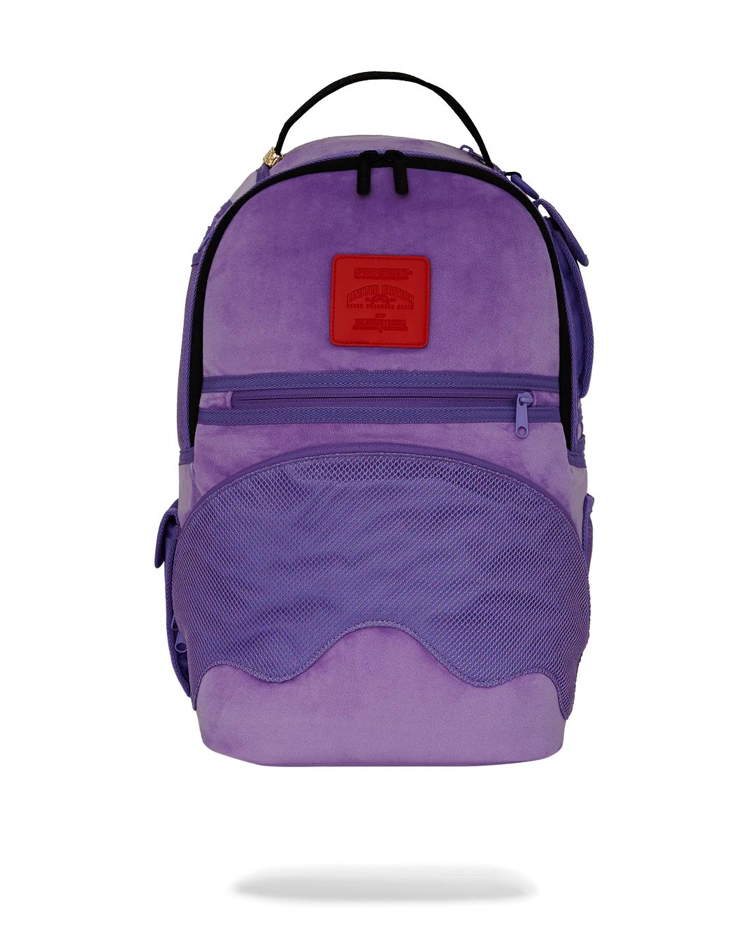 NOOO WAY!!! A REVERSIBLE BACKPACK - PURPLE VELOUR TO OG SHARKS IN PARI | Sprayground Exclusive