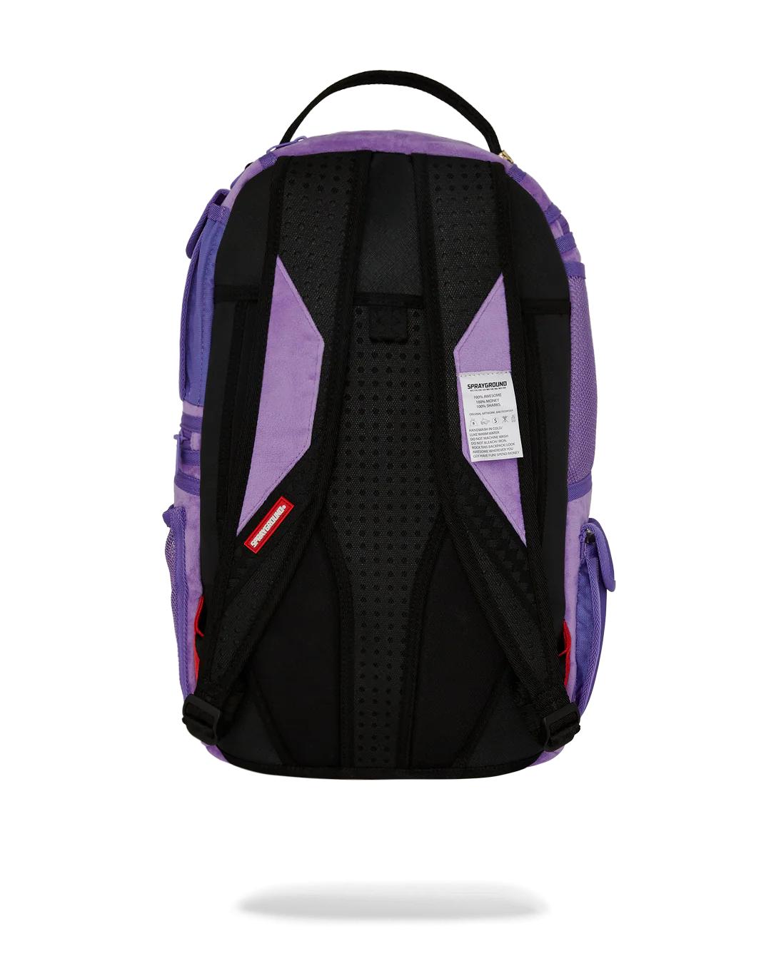NOOO WAY!!! A REVERSIBLE BACKPACK - PURPLE VELOUR TO OG SHARKS IN PARI | Sprayground Exclusive