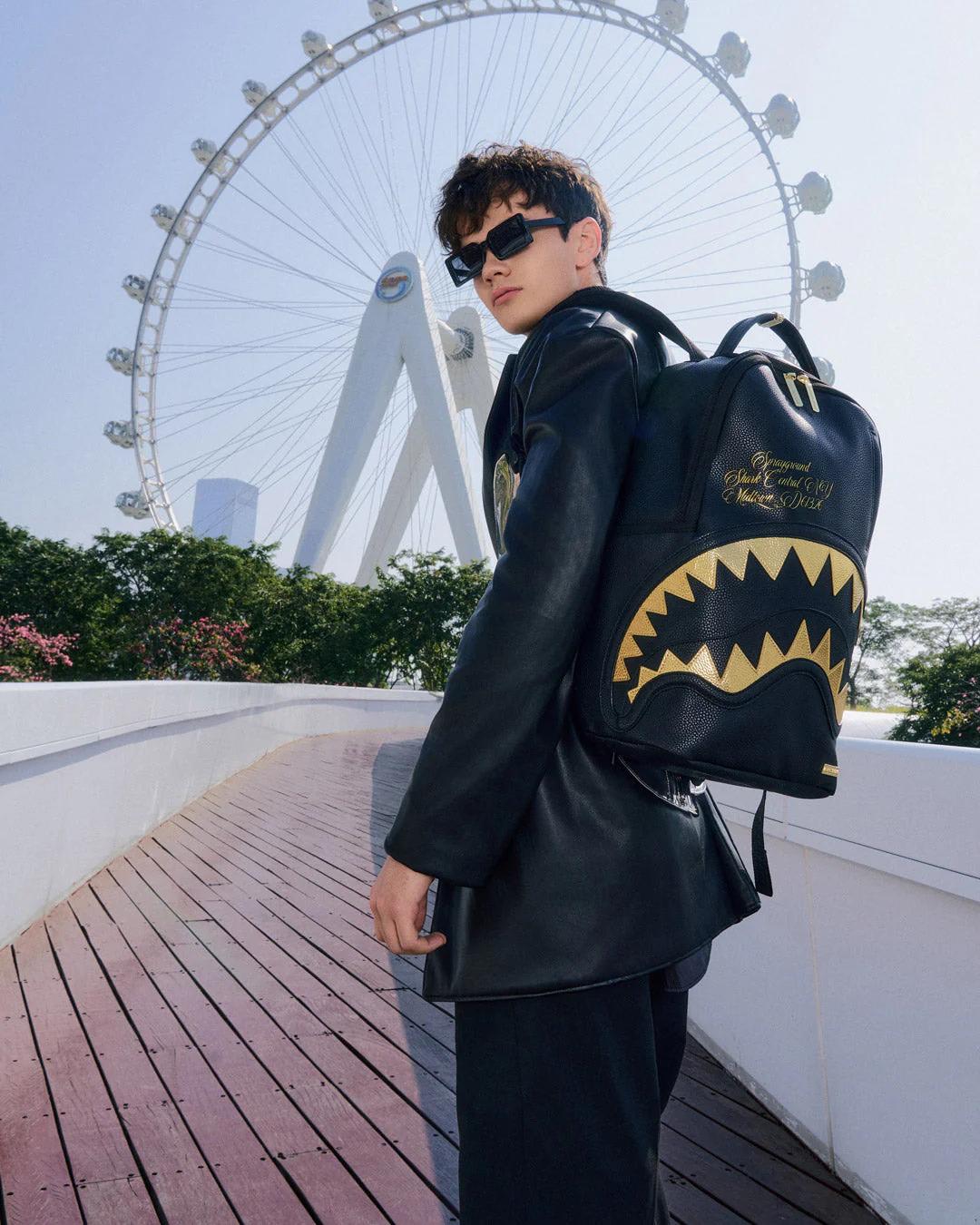SHARK CENTRAL GILDED BITE BACKPACK | Sprayground Latest