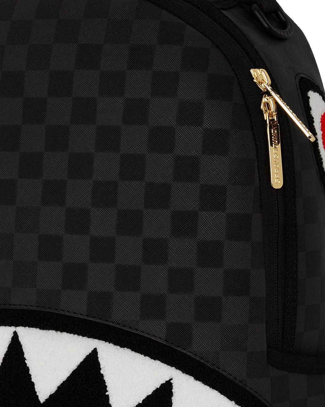LIGHTS OUT SHARKS IN PARIS CHENILLE SHARK BACKPACK | Sprayground Great Value