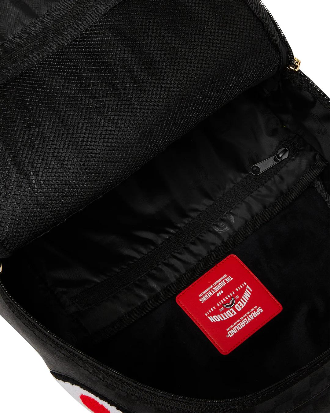 LIGHTS OUT SHARKS IN PARIS CHENILLE SHARK BACKPACK | Sprayground Great Value