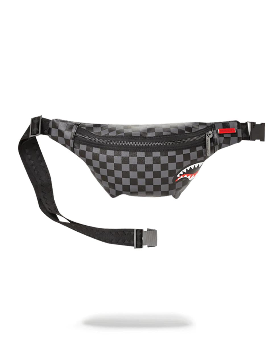 SHARKS IN PARIS (BLACK CHECKERED EDITION) CROSSBODY | Sprayground New