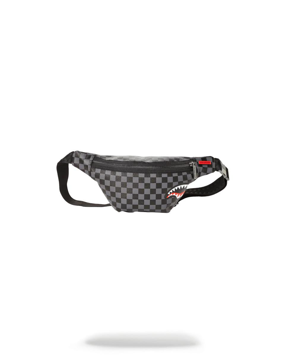 SHARKS IN PARIS (BLACK CHECKERED EDITION) CROSSBODY | Sprayground New