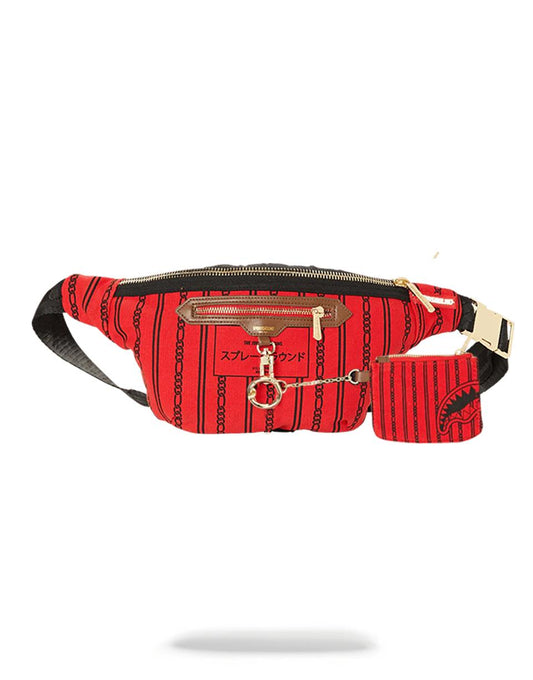 REVERSE SHARKS IN PARIS CROSSBODY (RED) | Sprayground Everyday