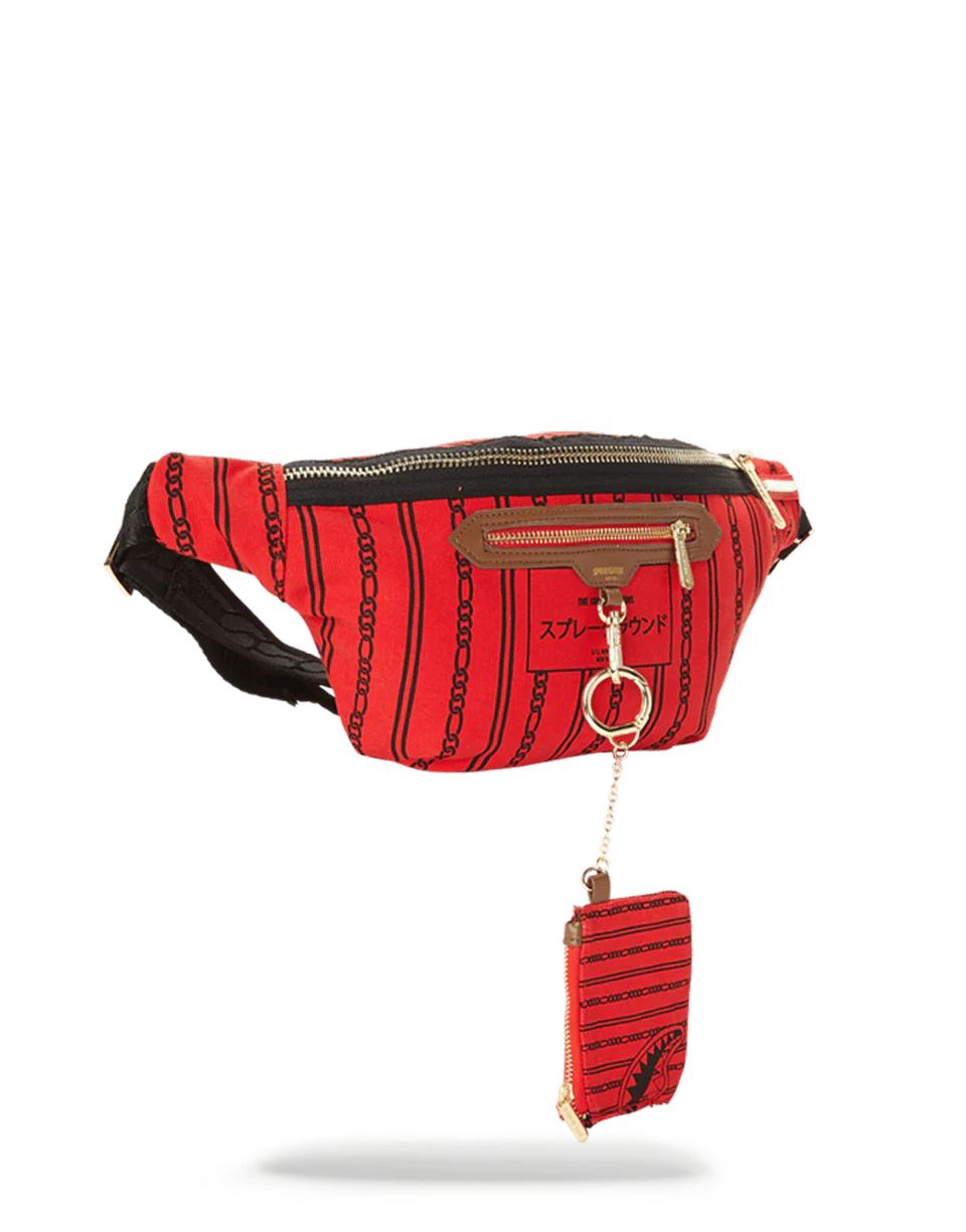 REVERSE SHARKS IN PARIS CROSSBODY (RED) | Sprayground Everyday