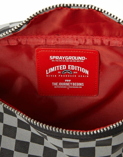 REFLECTIVE SHARKS IN PARIS CROSSBODY | Sprayground Value