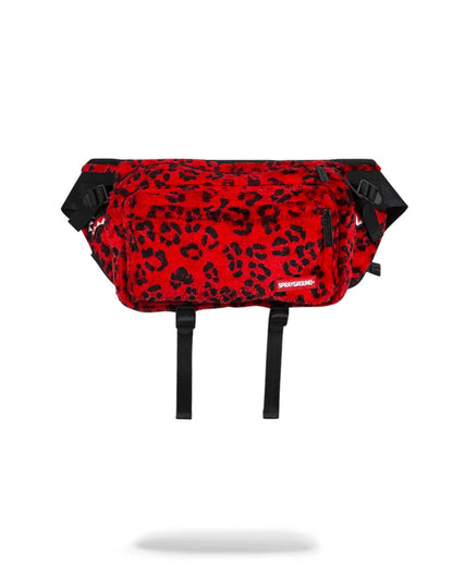 RED LEOPARD CROSSBODY TRANSPORTER | Sprayground New