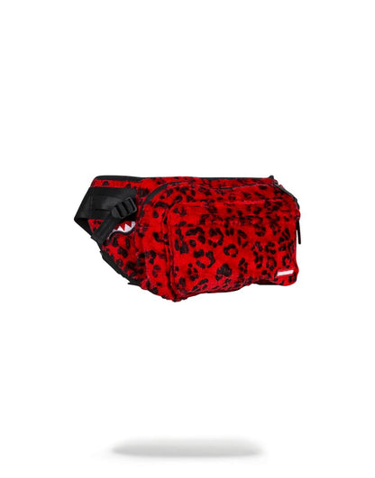 RED LEOPARD CROSSBODY TRANSPORTER | Sprayground New