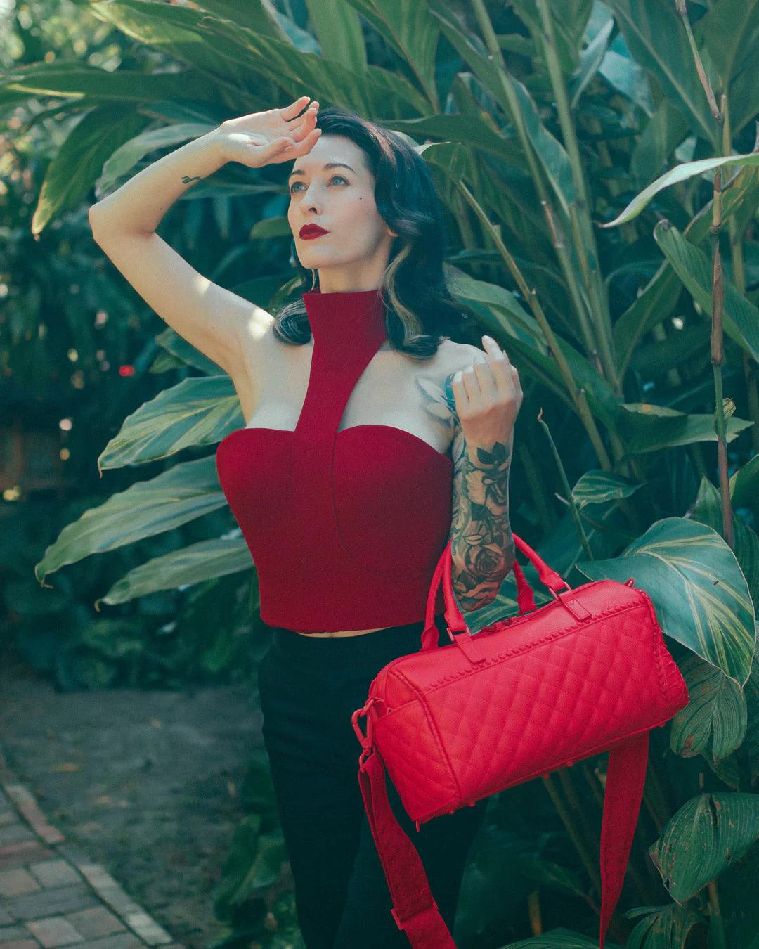 RED RIVIERA MINI DUFFLE | Sprayground Exclusive