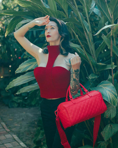 RED RIVIERA MINI DUFFLE | Sprayground Exclusive