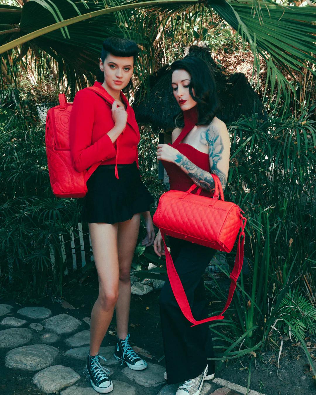 RED RIVIERA MINI DUFFLE | Sprayground Exclusive