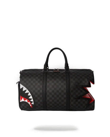 SHARK BITE SHARKS IN PARIS GRAY DUFFLE | Sprayground New