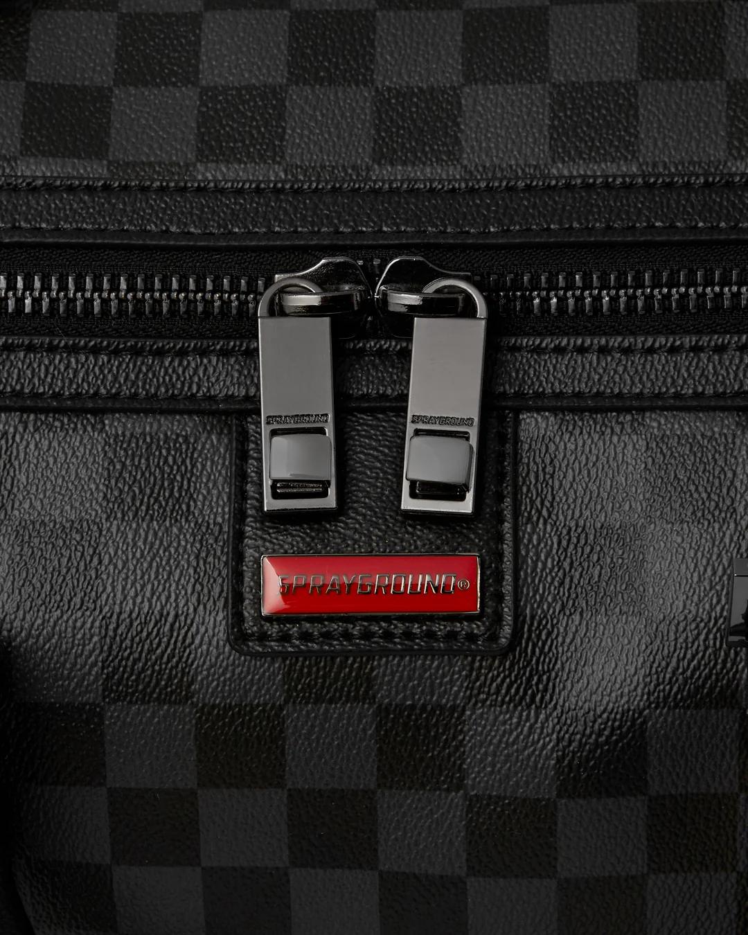 SHARK BITE SHARKS IN PARIS GRAY DUFFLE | Sprayground New