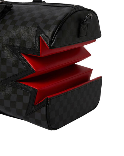 SHARK BITE SHARKS IN PARIS GRAY DUFFLE | Sprayground New