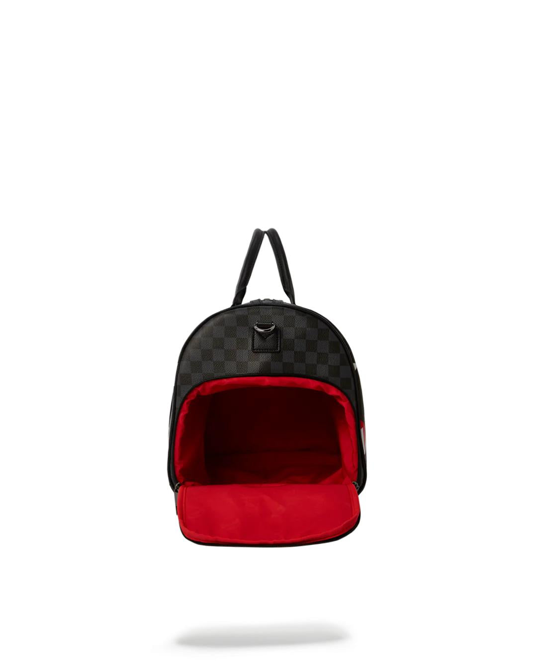 SHARK BITE SHARKS IN PARIS GRAY DUFFLE | Sprayground New
