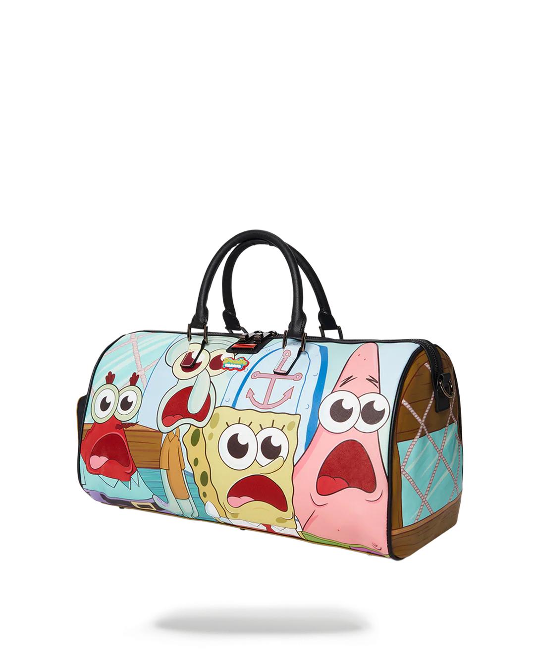 SPONGEBOB SHARK CREW EMPEROR DUFFLE | Sprayground Exclusive