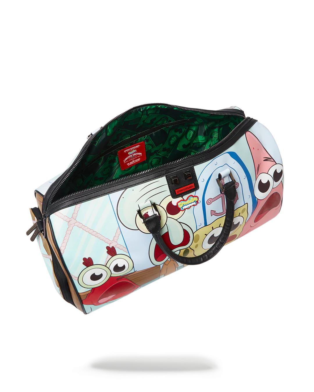 SPONGEBOB SHARK CREW EMPEROR DUFFLE | Sprayground Exclusive