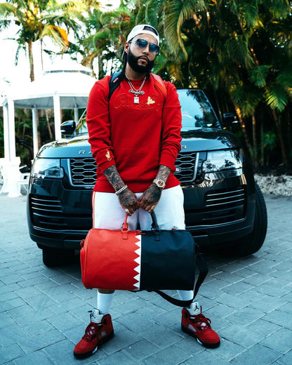 VERTICAL SHARK CUT & SEW DUFFLE | Sprayground Classic