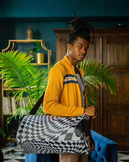 TRIPPY CHECK DUFFLE | Sprayground Premium