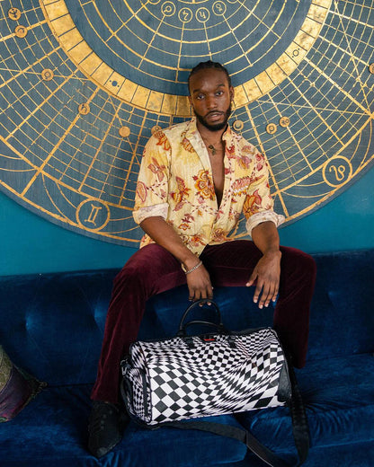 TRIPPY CHECK DUFFLE | Sprayground Premium