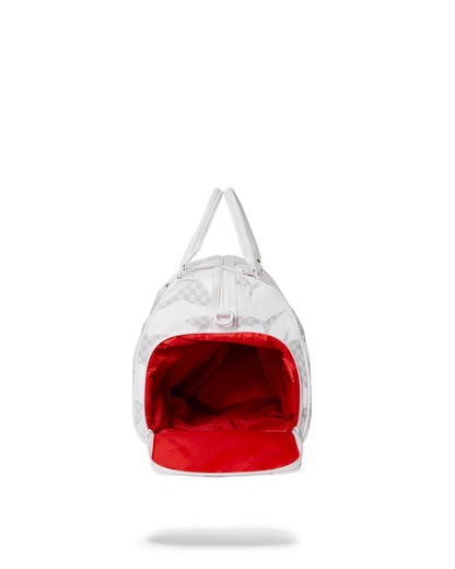 SHARK CHECK (WHITE) DUFFLE | Sprayground New