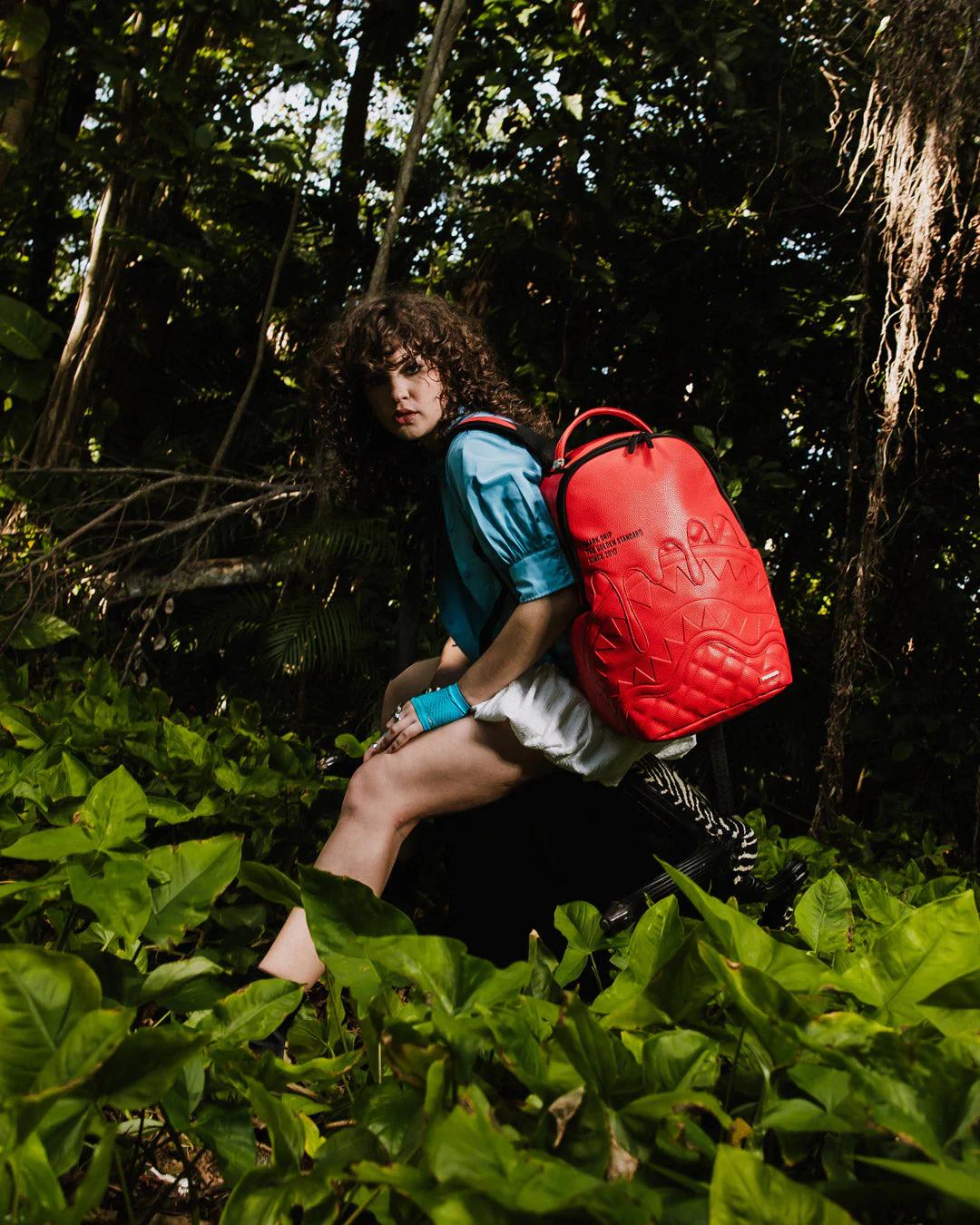 SHARK CENTRAL EMBOSSED DRIP DLXSV BACKPACK | Sprayground Exclusive