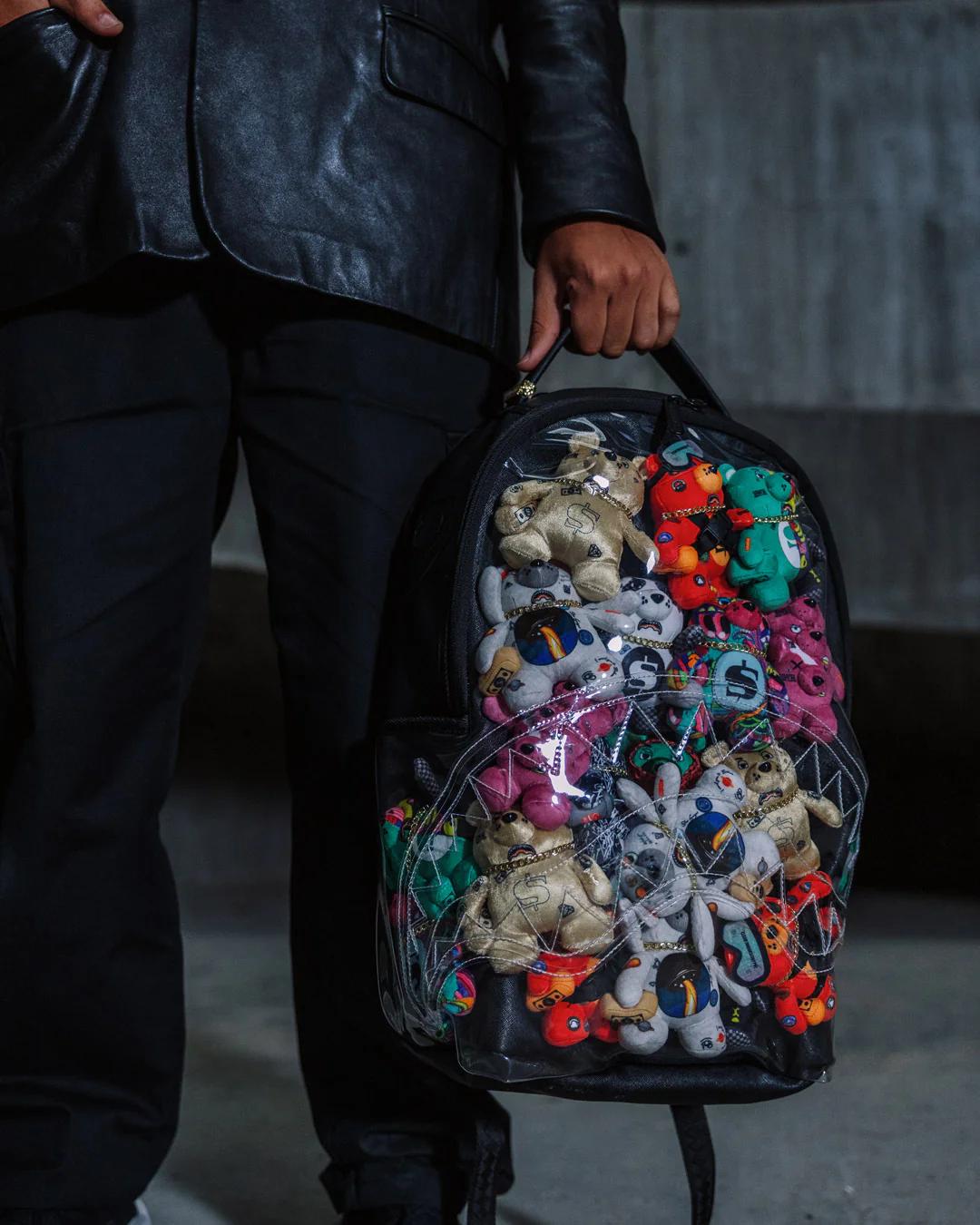 LEGIT BEARS STUFFED IN THIS BAG BACKPACK | Sprayground Essential