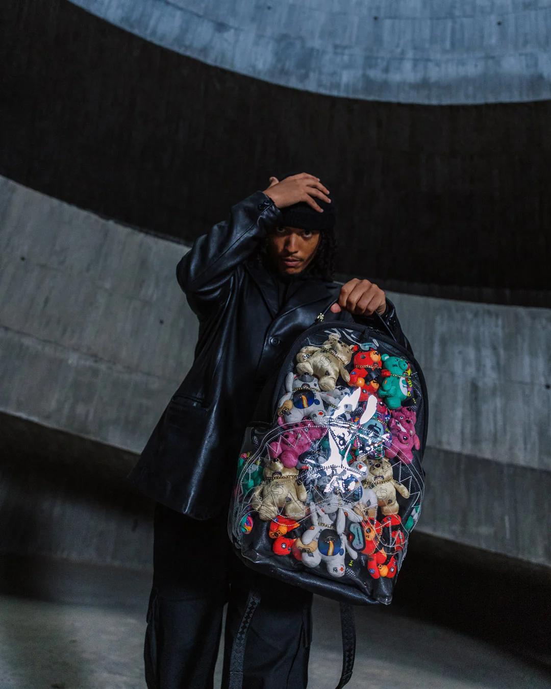 LEGIT BEARS STUFFED IN THIS BAG BACKPACK | Sprayground Essential