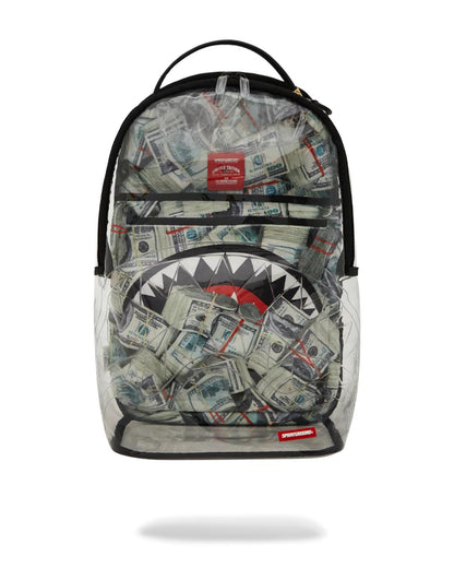 CLEAR BACKPACK - MONEY CHOMP | Sprayground Everyday