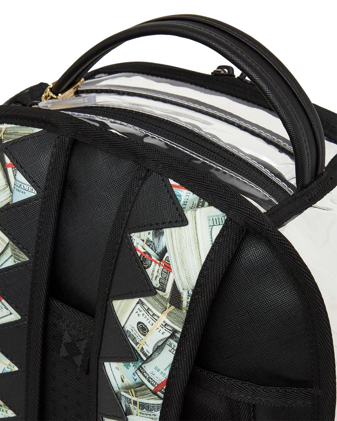 CLEAR BACKPACK - MONEY CHOMP | Sprayground Everyday