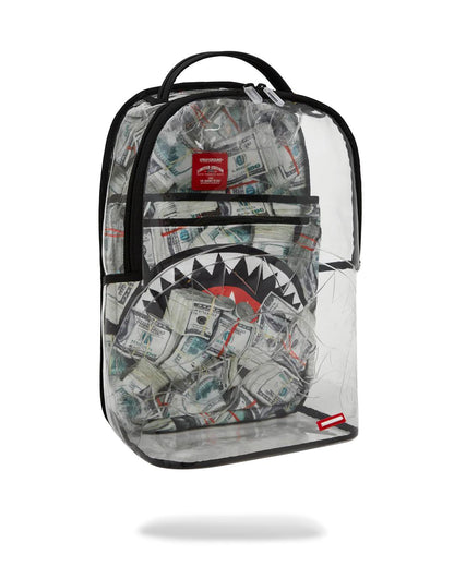 CLEAR BACKPACK - MONEY CHOMP | Sprayground Everyday