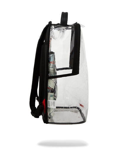 CLEAR BACKPACK - MONEY CHOMP | Sprayground Everyday