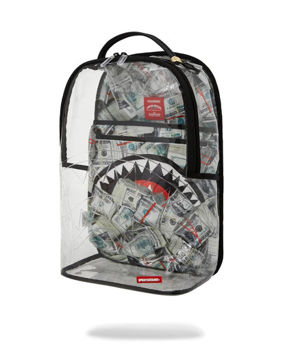 CLEAR BACKPACK - MONEY CHOMP | Sprayground Everyday