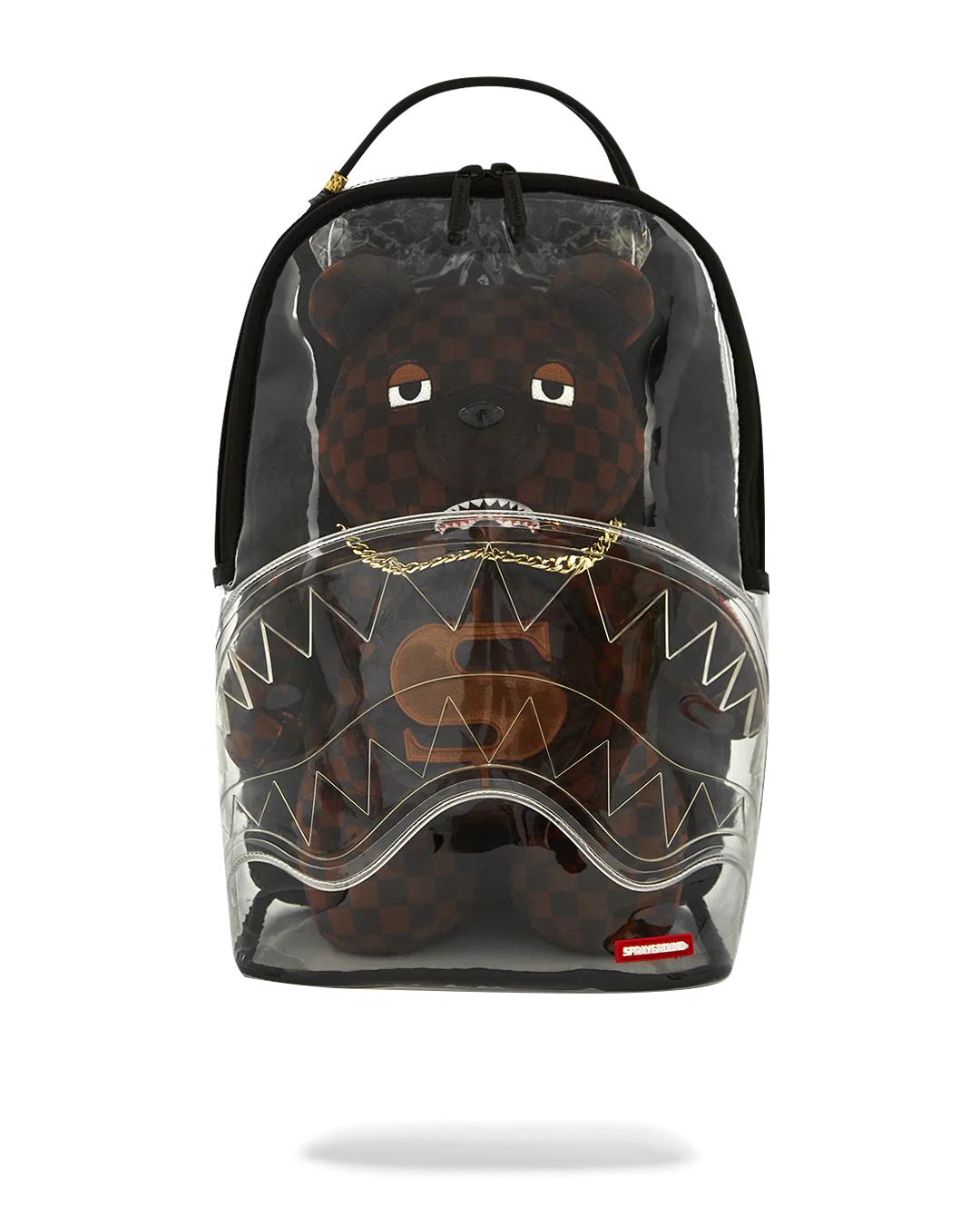 CLEAR BACKPACK - SHARKS IN PARIS BEAR | Sprayground Value