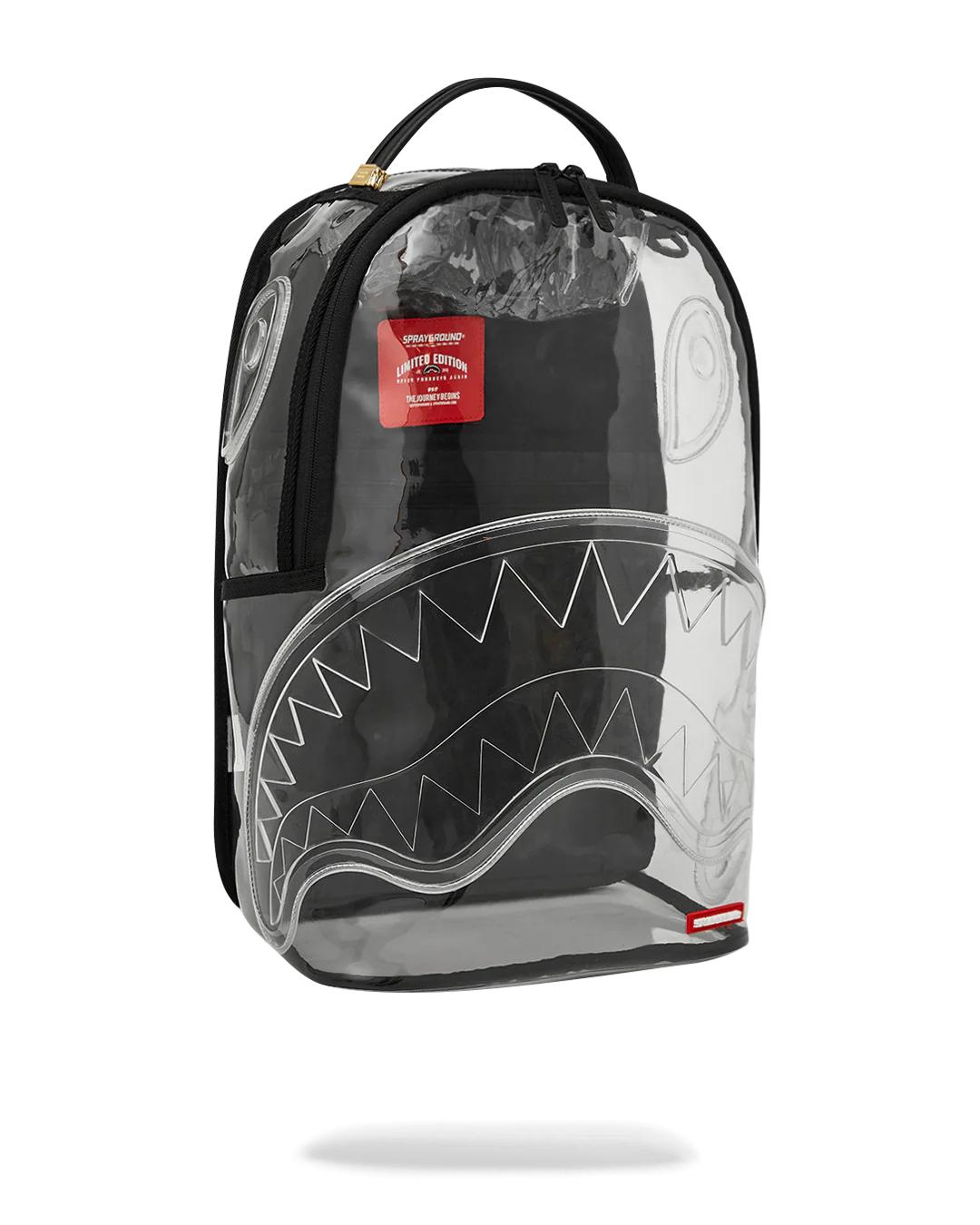 CLEAR BACKPACK - SHARKS IN PARIS BEAR | Sprayground Value