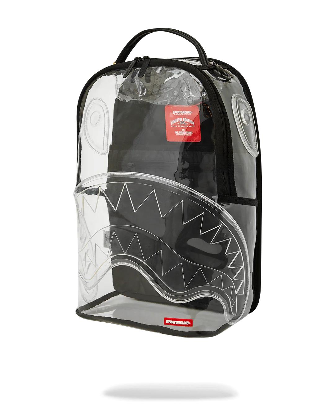 CLEAR BACKPACK - SHARKS IN PARIS BEAR | Sprayground Value